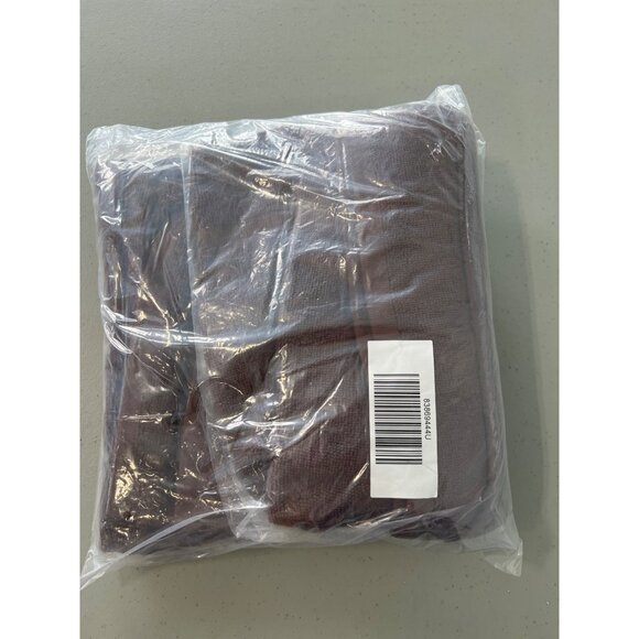 Joy CleanBoss 2Piece USA Grown Cotton Luxe Bathroom Tub Mats Chocolate Brown NEW - Picture 2 of 7